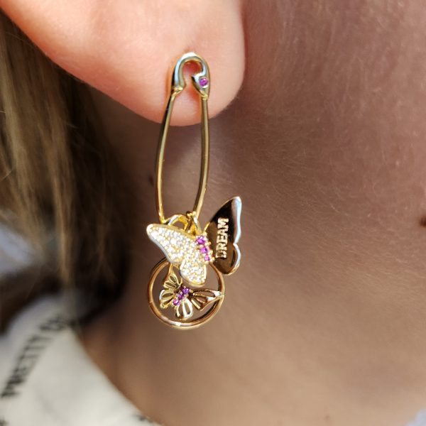 Ohrstecker-Set "Schmetterling" - 14K vergoldet – Bild 6