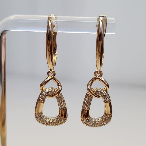 Schmuckset "Wien" 3 - teilig 18K vergoldet Zirkonia – Bild 4