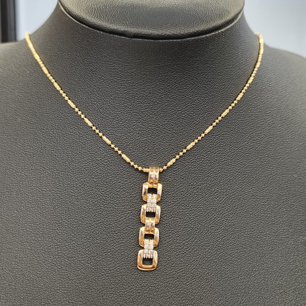 Set "Prag" 3-teilig 18K vergoldet – Bild 2