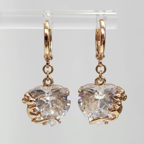 3-teiliges Schmuckset mit Maus-Motiv, Zirkonia, 18K vergoldet – Bild 4