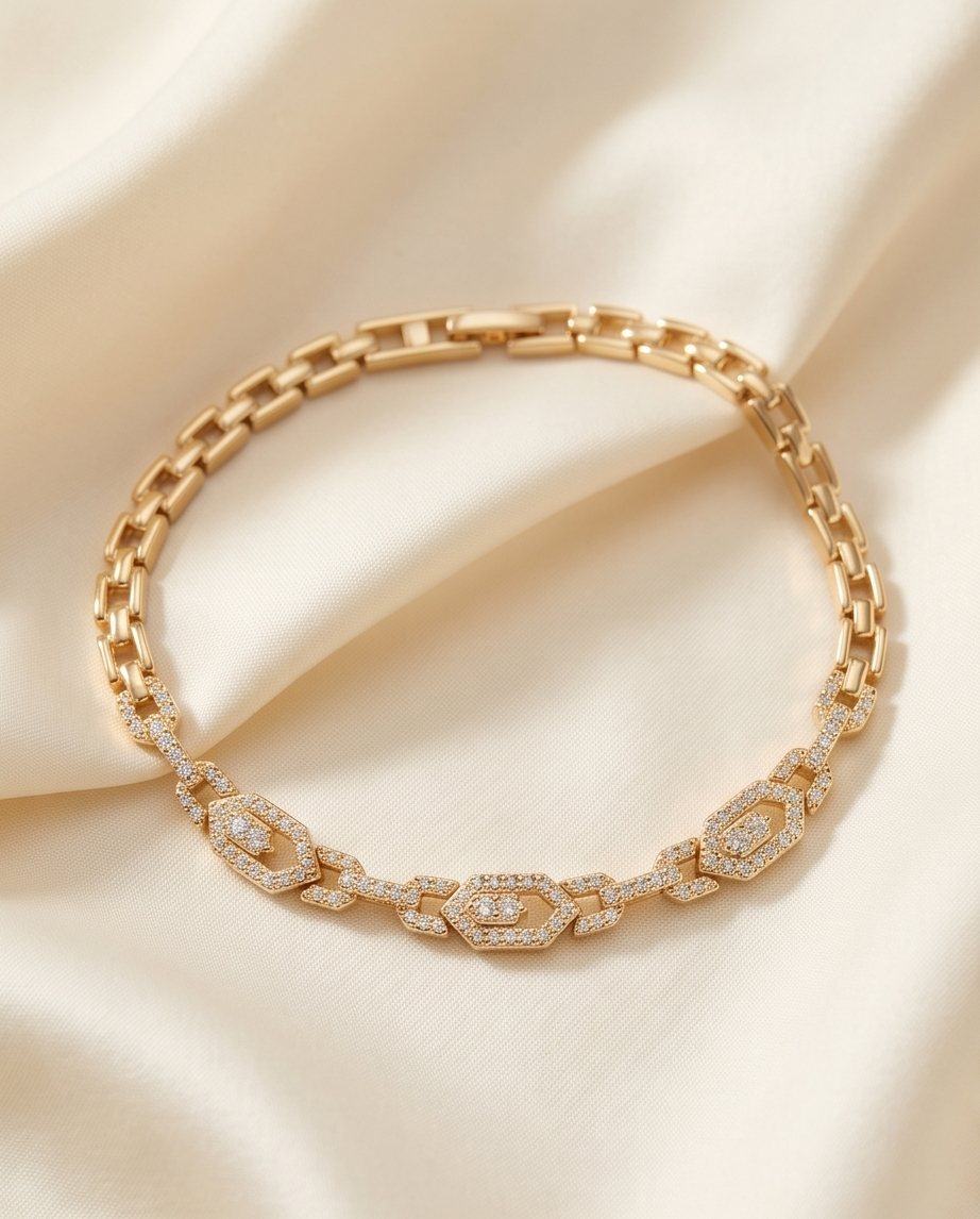 Golden Glow Armband – 18K vergoldet