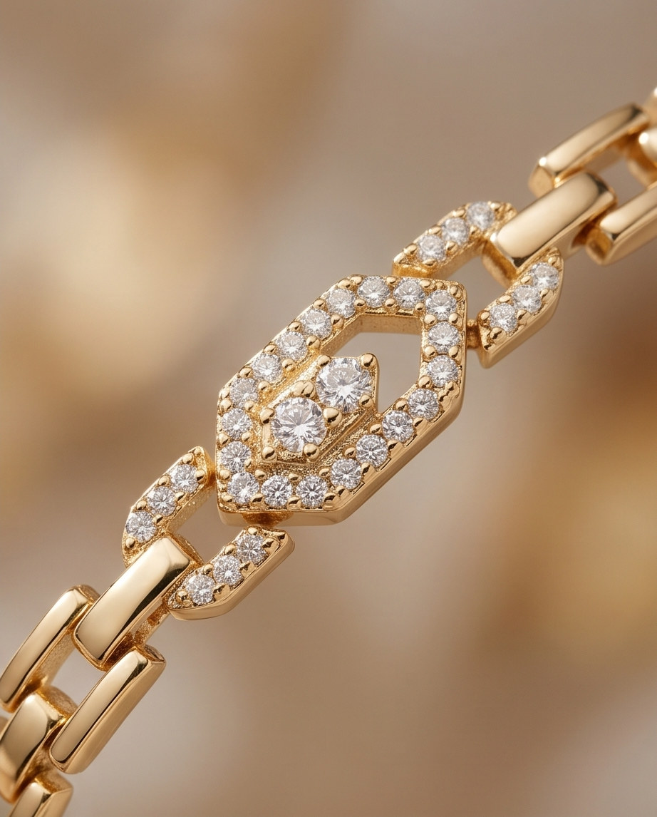 Golden Glow Armband – 18K vergoldet – Bild 2